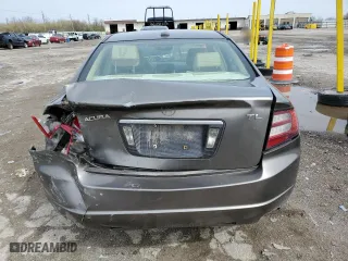 2008 Acura TL with VIN 19UUA66258A024604, listed as a Copart auction lot 51944445 with 0 mi miles and Salvage Title. Bid and sale history available at carsss.com. Image 6.