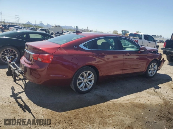 2016 Chevrolet Impala LT with VIN 2G1115S31G9165392, listed as a Copart auction lot 61507455 with 106,556 mi miles and Salvage title. Bid and sale history available at DreamBid. Image 3.