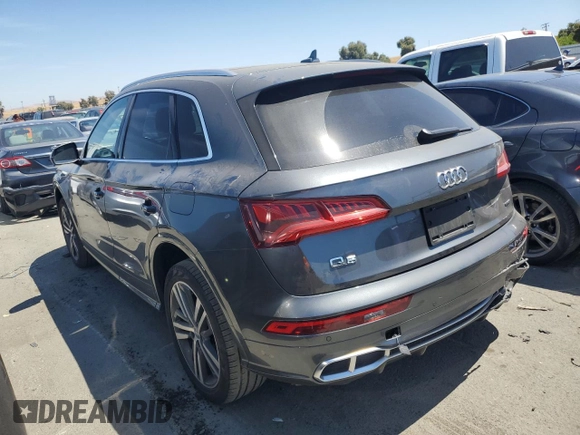 2020 Audi Q5 Premium Plus with VIN WA1E2AFY6L2068292, listed as a Copart auction lot 66568444 with 43,992 mi miles and Salvage title. Bid and sale history available at DreamBid. Image 2.