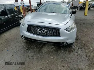 2017 Infiniti QX70 with VIN JN8CS1MU0HM140438, listed as a Copart auction lot 45424975 with 112,925 mi miles and Salvage title. Bid and sale history available at DreamBid. Image 15.