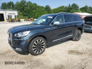 2020 Lincoln Aviator Black Label Grand Touring with VIN 5LMYJ9YY8LGL18435, listed as a Copart auction lot 59468905 with 30,667 mi miles and Salvage title. Bid and sale history available at DreamBid. Image 1.