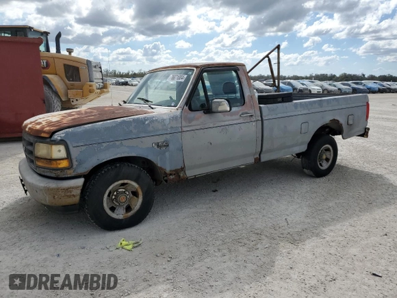 1992 Ford F-150 with VIN 1FTDF15Y2NLB00580, listed as a Copart auction lot 76871004 with 0 mi miles and Salvage Title. Bid and sale history available at carsss.com. Image 1.