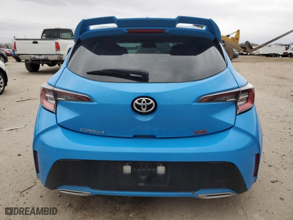 2020 Toyota Corolla Hatchback XSE with VIN JTNA4RBE9L3085912, listed as a Copart auction lot 86197504 with 70,238 mi miles and Salvage Title. Bid and sale history available at carsss.com. Image 6.