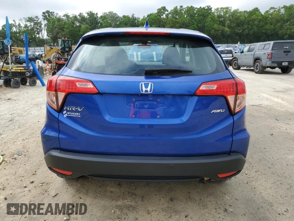 2018 Honda HR-V LX with VIN 3CZRU6H34JG716209, listed as a Copart auction lot 51425185 with 88,206 mi miles and Salvage Title. Bid and sale history available at carsss.com. Image 6.