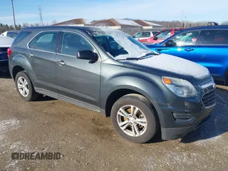 2017 Chevrolet Equinox LS with VIN 2GNALBEK8H1541810, listed as a IAAI auction lot 41841211 with 96,530 mi miles. Bid and sale history available at carsss.com. Image 1.