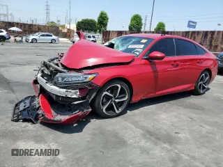 2020 Honda Accord Sport с VIN 1HGCV1F39LA022360, выставлен на аукционе Copart как лот 60622485 с пробегом Не указан миль и Списание • Salvage title. История ставок и продаж доступна на DreamBid. Изображение 1.
