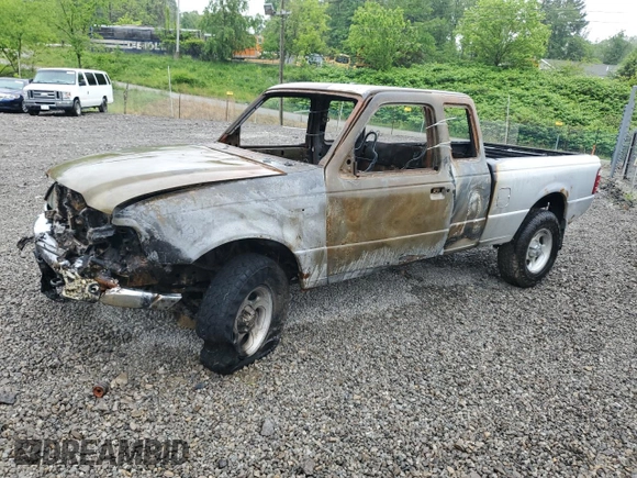 2005 Ford Ranger XL z VIN 1FTZR15E55PA85262, wystawiony jako Copart lot #57637155 z przebiegiem Nie podano mil oraz Szkoda całkowita • Salvage title. Historia ofert i sprzedaży dostępna na DreamBid. Obrazek 1.