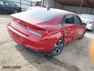 2023 Hyundai Elantra Hybrid Limited with VIN KMHLN4AJ8PU050513, listed as a IAAI auction lot 41234807 with 17,464 mi miles. Bid and sale history available at carsss.com. Image 4.