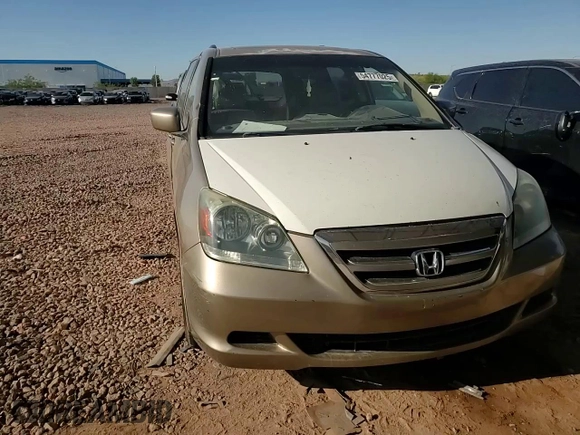 2007 Honda Odyssey EX-L with VIN 5FNRL38657B429817, listed as a Copart auction lot 54777025 with Not Provided miles and Salvage Title. Bid and sale history available at DreamBid. Image 14.