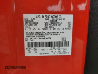 2013 Ford F-150 XL with VIN 1FTMF1CF4DKE96789, listed as a Copart auction lot 58470685 with Not provided miles and Salvage title. Bid and sale history available at DreamBid. Image 12.