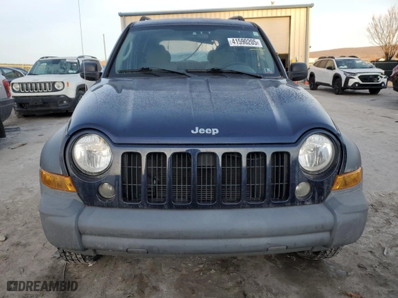 2006 Jeep Liberty Sport with VIN 1J4GL48K06W112557, listed as a Copart auction lot 41590205 with 130,242 mi miles and Salvage Title. Bid and sale history available at carsss.com. Image 5.
