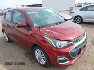 2022 Chevrolet Spark 1LT with VIN KL8CD6SAXNC013296, listed as a IAAI auction lot 41577006 with 53,457 mi miles. Bid and sale history available at carsss.com. Image 1.