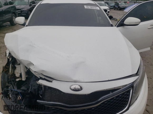 2014 Kia Optima LX with VIN KNAGM4A70E5494065, listed as a Copart auction lot 59100255 with 126,983 mi miles and Salvage title. Bid and sale history available at DreamBid. Image 11.