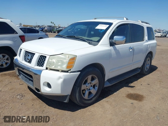 2004 Nissan Armada SE z VIN 5N1AA08A24N727501, wystawiony jako IAAI lot #42032228 z przebiegiem 232 245 mil mil oraz . Historia ofert i sprzedaży dostępna na DreamBid. Obrazek 2.