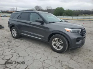 2020 Ford Explorer XLT with VIN 1FMSK7DH4LGC41840, listed as a Copart auction lot 50782385 with 77,353 mi miles and Salvage Title. Bid and sale history available at carsss.com. Image 4.