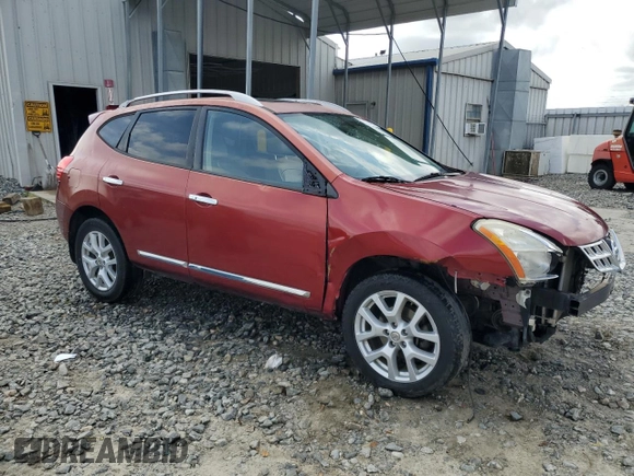 2011 Nissan Rogue SV with VIN JN8AS5MT8BW174449, listed as a Copart auction lot 51054955 with 192,636 mi miles and Salvage Title. Bid and sale history available at carsss.com. Image 4.