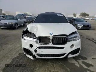 2015 BMW X6 sDrive35i with VIN 5UXKU0C58F0F92066, listed as a Copart auction lot 80597874 with 117,476 mi miles and Salvage Title. Bid and sale history available at carsss.com. Image 5.