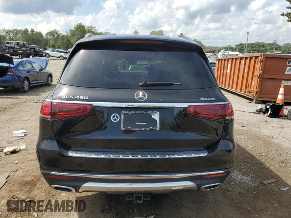 2022 Mercedes-Benz GLS 450 with VIN 4JGFF5KE6NA633453, listed as a Copart auction lot 66924913 with 19,072 mi miles and . Bid and sale history available at DreamBid. Image 6.