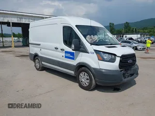 2018 Ford Transit with VIN 1FTYE1CM1JKA97062, listed as a IAAI auction lot 42728269 with 103,586 mi miles and . Bid and sale history available at DreamBid. Image 1.
