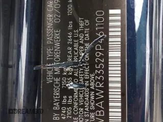 2009 BMW 3 Series 328i with VIN WBAWR33529P461100, listed as a Copart auction lot 50415115 with 57,979 mi miles and Salvage title. Bid and sale history available at DreamBid. Image 12.