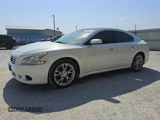2014 Nissan Maxima SV z VIN 1N4AA5AP3EC443555, wystawiony jako Copart lot #52019515 z przebiegiem 117 521 mil mil oraz Czysty tytuł • Clean title. Historia ofert i sprzedaży dostępna na DreamBid. Obrazek 1.