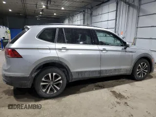 2022 Volkswagen Tiguan S with VIN 3VV0B7AX8NM053713, listed as a Copart auction lot 43020435 with 148,530 mi miles and Salvage title. Bid and sale history available at DreamBid. Image 3.