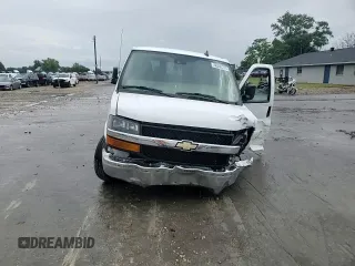2020 Chevrolet Express Passenger LT with VIN 1GAZGPFG5L1188604, listed as a Copart auction lot 56283275 with 103,635 mi miles and Salvage title. Bid and sale history available at DreamBid. Image 14.