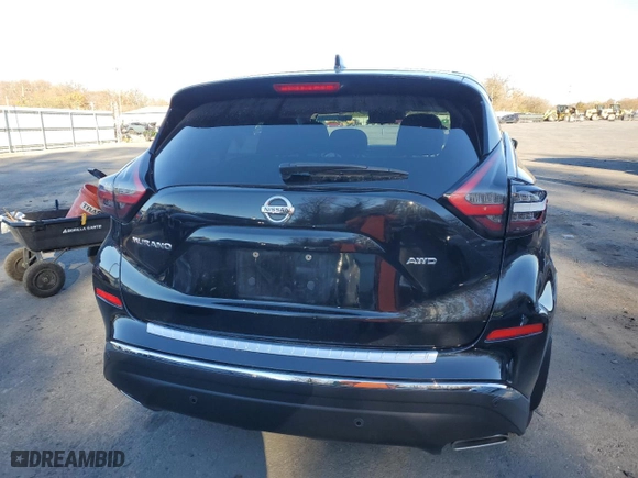 2021 Nissan Murano S with VIN 5N1AZ2AS0MC137977, listed as a Copart auction lot 80531794 with 35,908 mi miles and Salvage Title. Bid and sale history available at carsss.com. Image 6.