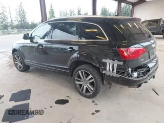 2015 Audi Q7 Premium Plus with VIN WA1LGAFE2FD020974, listed as a IAAI auction lot 42053103 with 107,013 mi miles and . Bid and sale history available at DreamBid. Image 3.