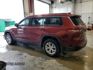 2023 Jeep Grand Cherokee Limited with VIN 1C4RJKBG7P8865294, listed as a Copart auction lot 57562135 with 35,612 mi miles and Salvage title. Bid and sale history available at DreamBid. Image 2.