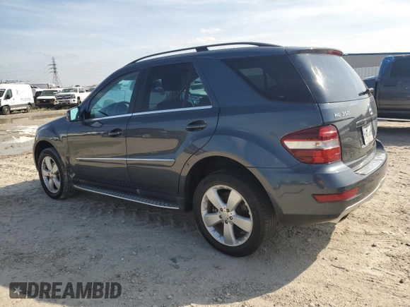 2011 Mercedes-Benz M 350 with VIN 4JGBB5GB6BA624398, listed as a Copart auction lot 45705375 with 110,699 mi miles and Salvage title. Bid and sale history available at DreamBid. Image 2.