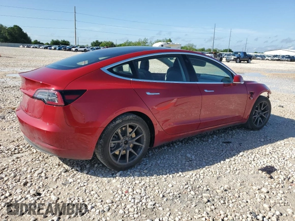 2018 Tesla Model 3 Long Range Battery with VIN 5YJ3E1EA0JF058425, listed as a Copart auction lot 52443635 with 80,722 mi miles and Salvage Title. Bid and sale history available at DreamBid. Image 3.