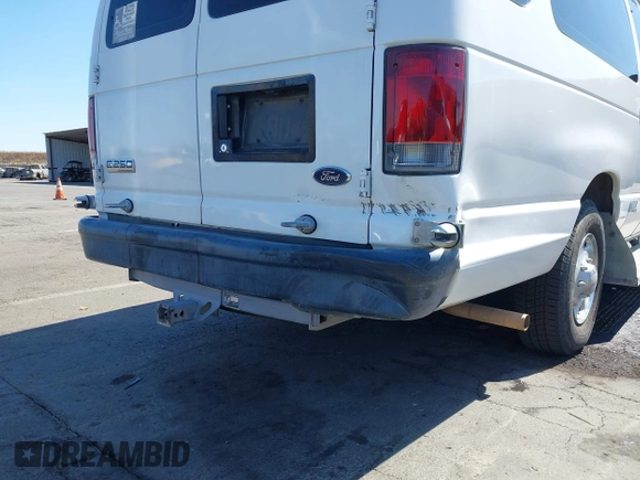 2008 Ford Econoline Cargo Commercial with VIN 1FTNS24W48DB56945, listed as a IAAI auction lot 42520468 with 97,068 mi miles and . Bid and sale history available at DreamBid. Image 6.