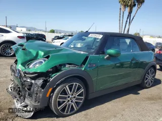 2024 MINI Convertible Cooper S with VIN WMW43DL09R3R68134, listed as a Copart auction lot 56336425 with 18,143 mi miles and Salvage title. Bid and sale history available at DreamBid. Image 1.