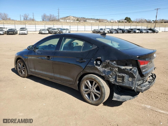 2017 Hyundai Elantra SE with VIN 5NPD84LF3HH064324, listed as a Copart auction lot 47073295 with 87,942 mi miles and Salvage Title. Bid and sale history available at carsss.com. Image 2.