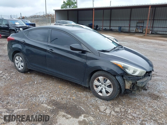 2016 Hyundai Elantra SE z VIN 5NPDH4AE6GH712831, wystawiony jako IAAI lot #40330106 z przebiegiem 186 539 mil mil oraz . Historia ofert i sprzedaży dostępna na DreamBid. Obrazek 1.