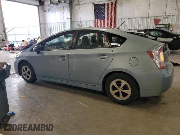 2012 Toyota Prius One with VIN JTDKN3DU5C1589263, listed as a Copart auction lot 53889875 with 156,712 mi miles and Non Repairable. Bid and sale history available at carsss.com. Image 2.