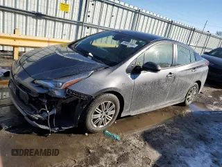 2020 Toyota Prius LE with VIN JTDL9RFU9L3013852, listed as a Copart auction lot 89007995 with 46,189 mi miles and Salvage Title. Bid and sale history available at DreamBid. Image 1.