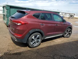 2017 Hyundai Tucson Limited z VIN KM8J3CA29HU376208, wystawiony jako Copart lot #55484775 z przebiegiem 88 813 mil mil oraz Czysty tytuł • Clean title. Historia ofert i sprzedaży dostępna na DreamBid. Obrazek 3.
