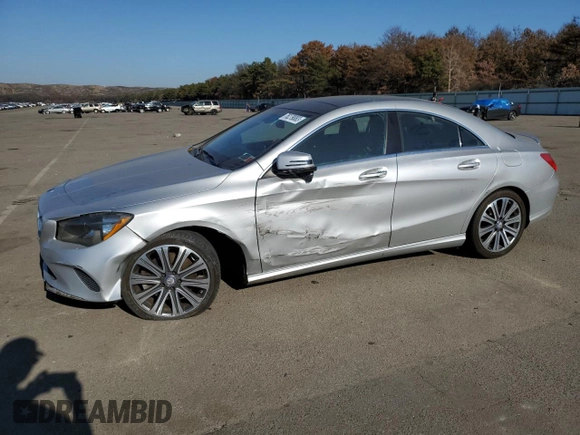 2018 Mercedes-Benz CLA 250 with VIN WDDSJ4EB5JN518140, listed as a Copart auction lot 76279083 with 55,652 mi miles and . Bid and sale history available at DreamBid. Image 1.