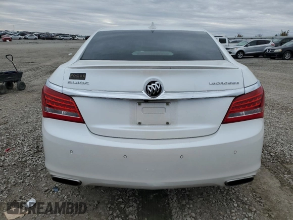 2016 Buick LaCrosse Sport Touring with VIN 1G4G45G31GF224915, listed as a Copart auction lot 82227874 with 112,488 mi miles and Salvage Title. Bid and sale history available at carsss.com. Image 6.