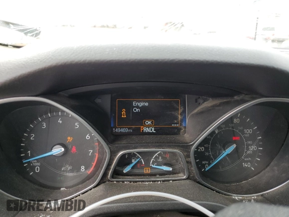 2016 Ford Focus SE with VIN 1FADP3F26GL263891, listed as a Copart auction lot 50829045 with 149,469 mi miles and Salvage Title. Bid and sale history available at carsss.com. Image 9.