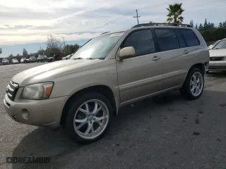 2006 Toyota Highlander Hybrid with VIN JTEEW21A260009259, listed as a Copart auction lot 81636984 with 76,764 mi miles and Clean Title. Bid and sale history available at carsss.com. Image 1.