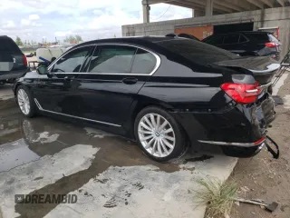 2017 BMW 7 Series 740i with VIN WBA7E2C31HG741176, listed as a Copart auction lot 65698233 with 27,332 mi miles. Bid and sale history available at carsss.com. Image 2.