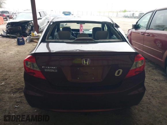 2012 Honda Civic LX z VIN 2HGFB2F50CH596442, wystawiony jako IAAI lot #42160402 z przebiegiem 130 152 mil mil oraz . Historia ofert i sprzedaży dostępna na DreamBid. Obrazek 16.