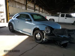 2014 Volkswagen Beetle with VIN 3VWH17AT4EM664448, listed as a Copart auction lot 72442064 with Not Provided miles and Salvage Title. Bid and sale history available at DreamBid. Image 4.