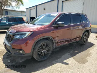 2019 Honda Passport Sport with VIN 5FNYF7H29KB006240, listed as a Copart auction lot 59404805 with 113,701 mi miles and Salvage title. Bid and sale history available at DreamBid. Image 1.