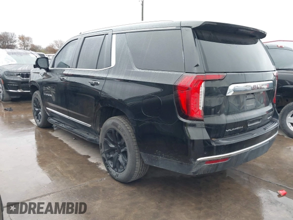 2022 GMC Yukon SLT with VIN 1GKS2BKD3NR303893, listed as a IAAI auction lot 41096447 with 72,794 mi miles. Bid and sale history available at carsss.com. Image 3.