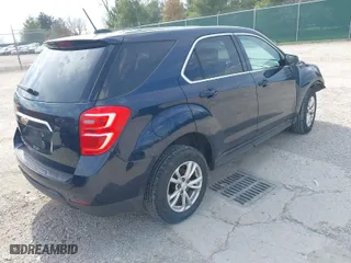 2017 Chevrolet Equinox LS with VIN 2GNFLEEK6H6208063, listed as a IAAI auction lot 41879944 with 155,263 mi miles. Bid and sale history available at carsss.com. Image 4.
