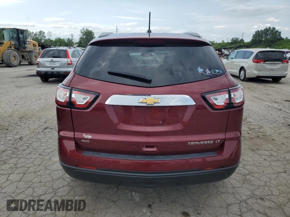 2015 Chevrolet Traverse LT with VIN 1GNKVGKD4FJ129226, listed as a Copart auction lot 57531004 with 106,057 mi miles and Salvage Title. Bid and sale history available at DreamBid. Image 6.